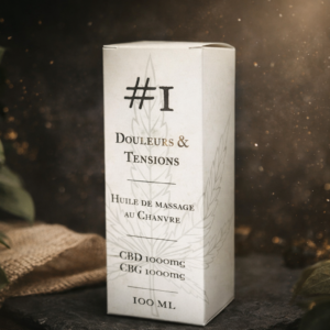 Huile de massage CBD & CBG #1 Douleurs & Tensions